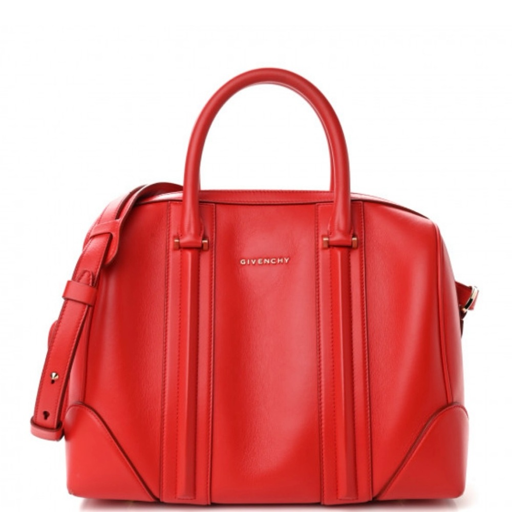 Givenchy Calfskin Medium Lucrezia Red leather handbag authentic